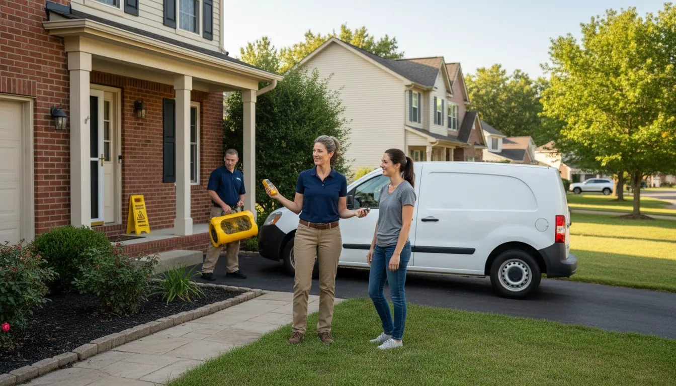 Water restoration image for Water Damage & Restoration Services in Madison, MO
